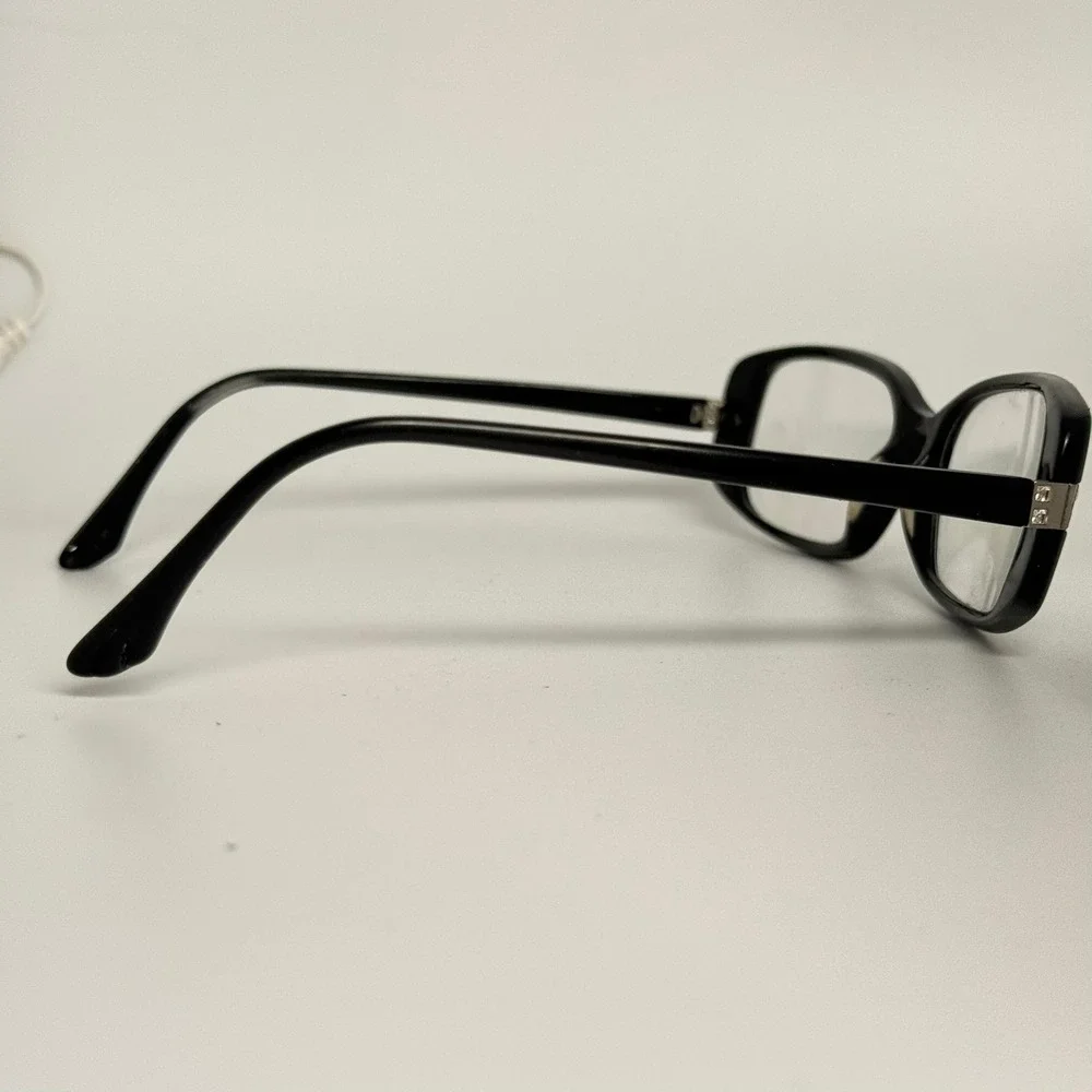 Dana Buchman Renata BK Black Eyeglasses‎ Frames 52-17-135 Rectangular Rhinestone